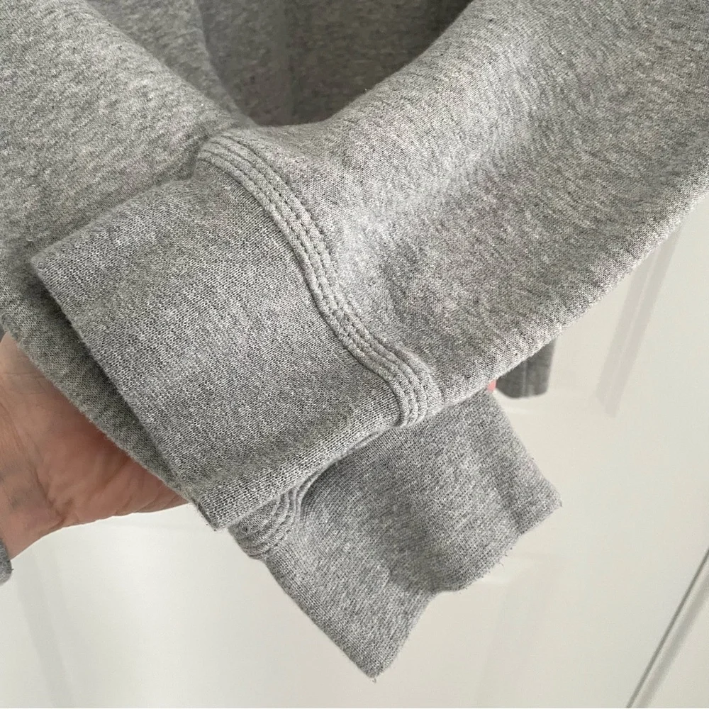 Nike Sportswear Club Fleece Men's Crew Size XL Grey Heather/White NSW. 4